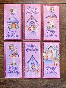 Etiquetas rectangulares para álbumes de recortes de hadas de hadas para tarjetas Shabby Chic - Imagen 1 de 3