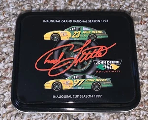 John Deere Collectors Tin With Diecast Cars #23 & #97 - Picture 1 of 3