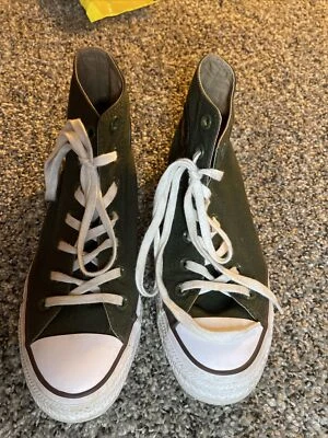 Chuck Taylor Utility Green All Star 162449f Men 5.5 Female 7.5 Mid Rise Shoes - Image 1 of 4