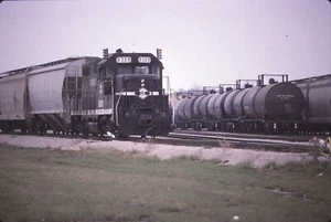 Original Kodak Railroad Slide Central Soya Diesel #8309 Morristown IN - Picture 1 of 1