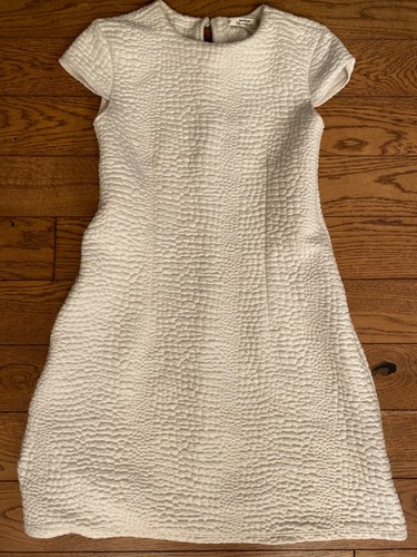 OFF WHITE Abito a line MISS SELFRIDGE petite off bianco taglia 12