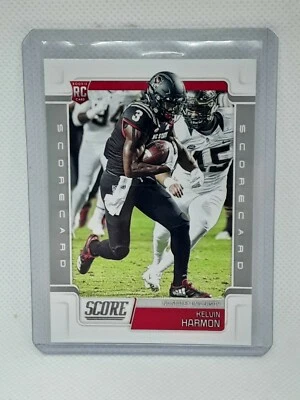Kelvin Harmon 2019 Score Football SCORECARD #380 RC NC State Wolfpack - Image 1 of 2