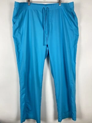 Healing Hands Purple Label Scrub Pants Size 3X Blue 9095X Nursing Medical - Image 1 of 4