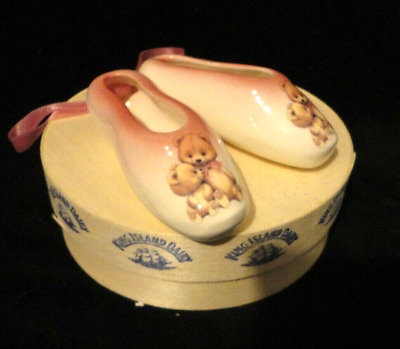 Ballet Shoes,Ceramic,Christening,teddy Bears,vintage,dance,new Baby Gift,collect • 27.50$