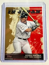 K143,319 - 2021 Topps Japan MLB in Japan Gold #MIJ3 Hideki Matsui #/25