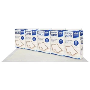 50x Extra Large Disposable Incontinence Bed Pads 60cm x 89cm Sheets Protection - Picture 1 of 6