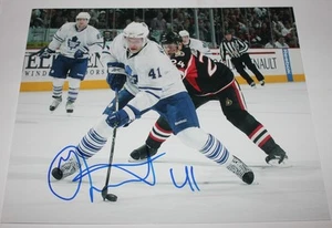 NIKOLAI KULEMIN SIGNED 8X10 PHOTO TORONTO MAPLE LEAFS NIKOLAY COA - Picture 1 of 1