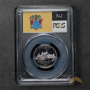 1999-S Proof Silver New Jersey State Quarter 25C - PCGS PR70 DCAM - San Fran - Picture 1 of 2
