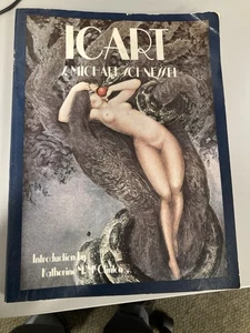 Icart by S Michael Schnessel 1976 9x12 picture art book vintage nudes - Picture 1 of 1