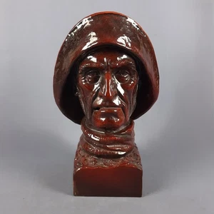 Scultura Ceramica Cacciapuoti Pescatore Firmata A. Ferreri Statua Vintage 1950 - Imagen 1 de 19