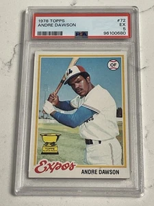 1978 Topps - Andre Dawson #72 PSA 6 All-Star / Gold Cup Rookie (RC) - Picture 1 of 2