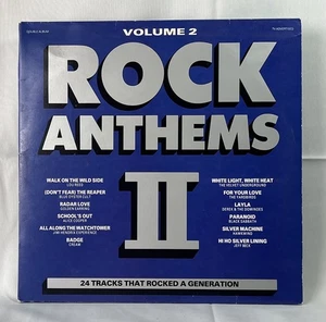 Rock Anthems II - Various Artists Double 12” Vinyl Records LP 1986 - Picture 1 of 14