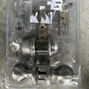 Kwikset Juno Antik Messing Außen Eingang Knopf & Einzylinder Riegel Combo - Bild 1 von 4