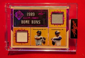 🔥Mcgriff/Mitchell 3/7 -2025 Leaf Seasons in the Sun "1989 Season Leaders" Pink - Picture 1 of 2