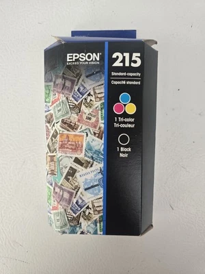 Epson T215 Black & Tri Color Ink Cartridge (T215120-BCS) EXP: 2027 - Image 1 of 3
