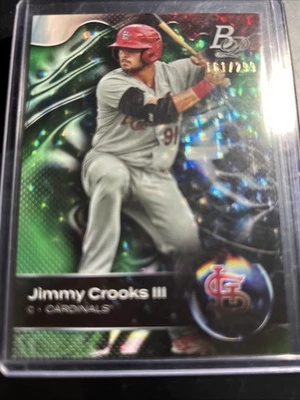 Jimmy Crooks Bowman Platinum /299 St Louis Cardinals - Image 1 of 3