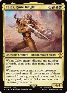 Celes, Rune Knight - Commander: FINAL FANTASY - 0001 - MTG - NM - Mythic - FOIL - Picture 1 of 1