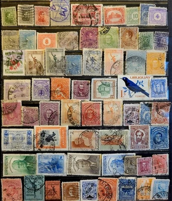 Lotes de Selos COLEÇÃO URUGUAI (LOTES #8890) - Imagem 1 de 4