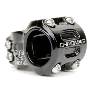Chromag HiFi Stem Length 35mm Clamp 35mm +/-0 Deg 1 1/8 in Black Aluminum MTB - Picture 1 of 2