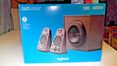 Logitech Z623 400 Watt Heimlautsprechersystem (Box sagt Z625) Bitte unten lesen - Bild 1 von 4