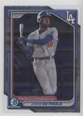 2024 Bowman Chrome Prospects Josue De Paula #BCP-12 - Image 1 of 3