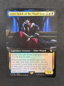 MTG Final Fantasy EMET-SELCH OF THE THIRD SEAT Borderless Foil (1452) TMG - Picture 1 of 2