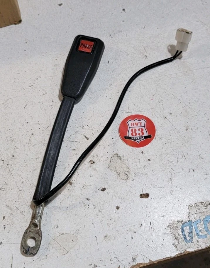 Cinturón de seguridad para conductor delantero Suzuki Samurai hebilla cinturón de seguridad 1986-95 OEM JAPÓN IZQUIERDO  Foto 1 de 1