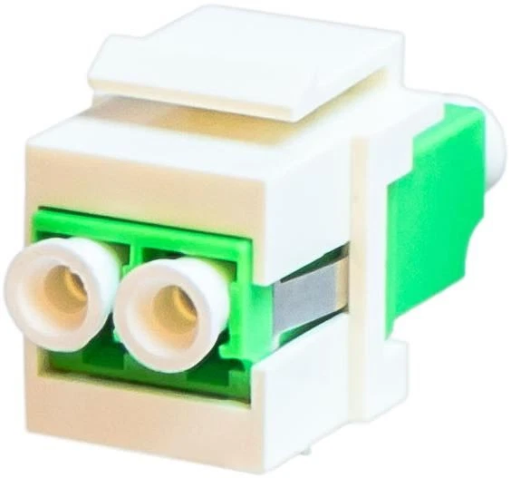 TUK - Modul Keystone Fiber LC APC Single-mode Duplex, Putih - Image 1 of 1