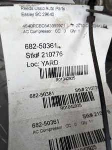 AC Compressor Fits 10-12 LEGACY 1042925 - Picture 1 of 12