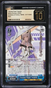 2025 Weiss Schwarz Goddess Victory NIKKE "Scarlet Flash" Scarlet CGC 10 PRISTINE - Picture 1 of 1