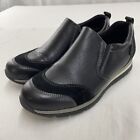 Bionica Talma Shoes Women's 8 Slip On Leather Black Loafers Walking Comfort