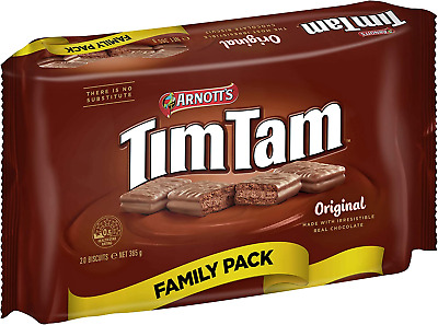 Arnotts Tim Tam Chocolate Biscuits Family Pack, 365G | FREE SHIPPING | • 6.21$