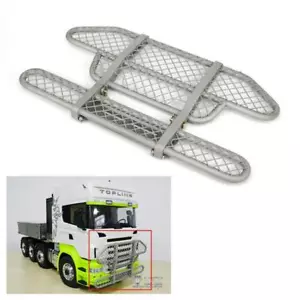 LESU 1/14 Metal Front Bumper C1 Model for Tamiya RC Tractors Truck R620 R470 - Picture 1 of 6