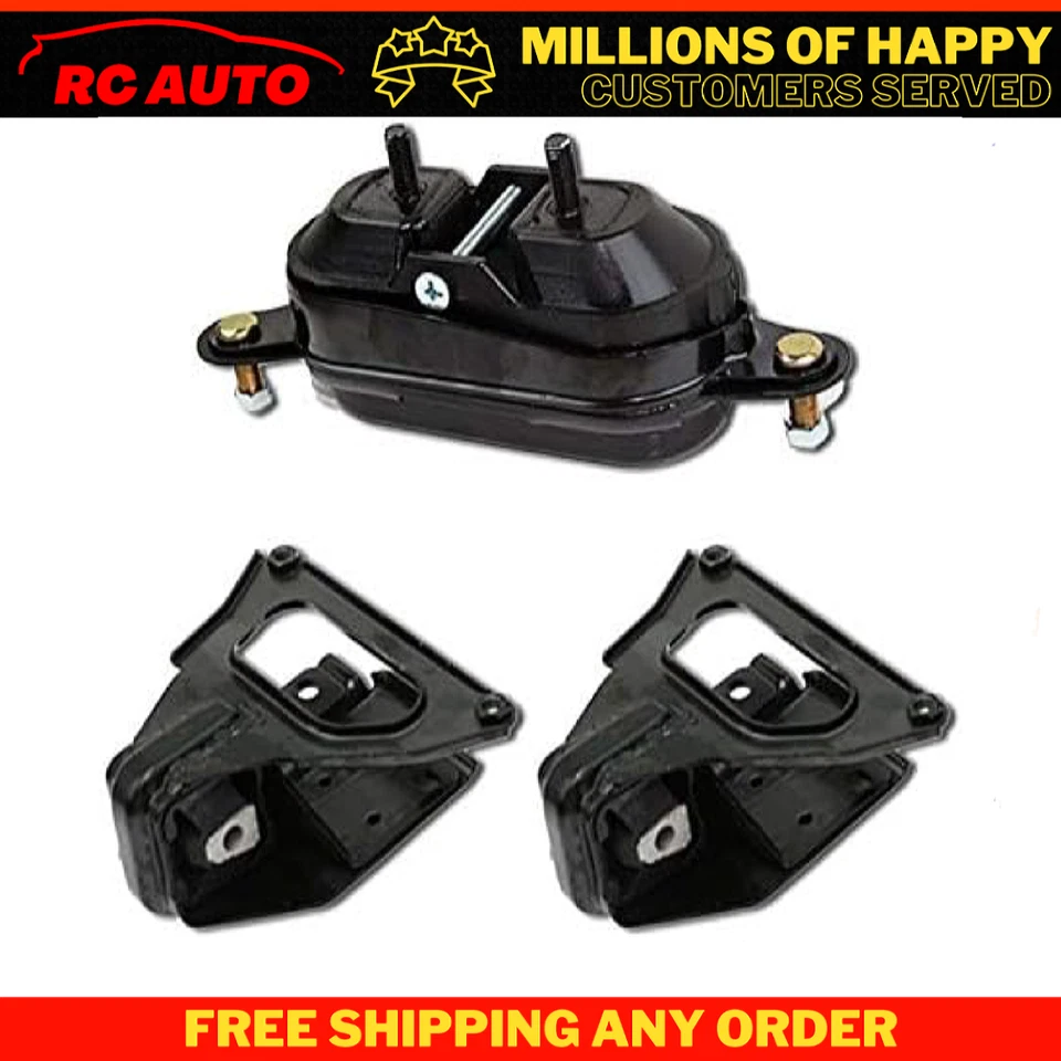 Подходит для Chevrolet Impala/Monte Carlo 2000-2005 годов выпуска крепление двигателя и кронштейна 3 шт. - Изображение 1 из 1