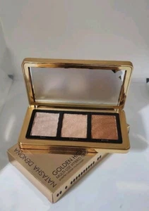 Natasha Denona Golden Highlighter Trio Hybrid Glow Palette New in Box - Picture 1 of 2