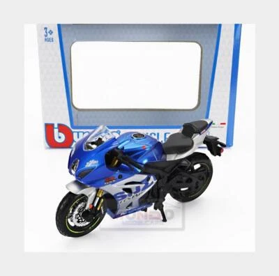 1:18 BURAGO Suzuki Gsx-R1000 R 2021 Blue Silver BU51088 - Immagine 1 di 2