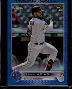 2022 Topps Chrome Update Refractor Blue #USC131 Gabriel Arias RC Rookie Card - Picture 1 of 2