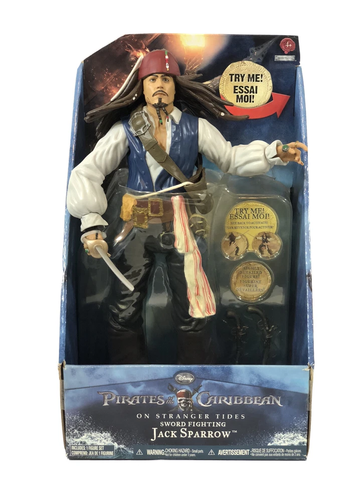 Figura Coleccionista Piratas del Caribe 12" Jack Sparrow Jakks Pacific Johnny Foto 1 de 4