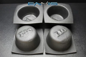 4 PCS SPEAKER BAFFLE ACOUSTIC FOAM 6.5" ROUND CAR AUDIO BASS IBBAF65 - Picture 1 of 8