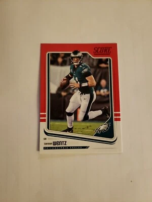 Carson Wentz 2018 Score Red - Image 1 of 2