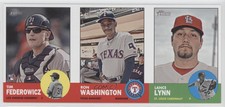 2012 Topps Heritage Boxloader Ad Panel Tim Federowicz Ron Washington Rookie RC