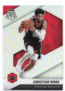 2020-21 Panini Mosaic Silver Prizm Christian Wood Houston Rockets #165