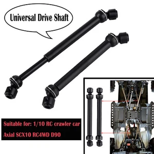 2PCS Metal Universal Drive Shaft for 1/10 RC Crawler Car Axial SCX10 RC4WD D90 # - Picture 1 of 6