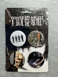SIOUXSIE AND THE BANSHEES 1,5" PINBACK SET/4 - Foto 1 di 7