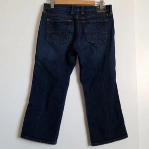 Pantalones de mezclilla cortos Lucky Brand lavado oscuro talla 6 - Imagen 1 de 8