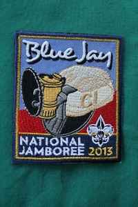 2013 NATIONAL JAMBOREE BLUE JAY PATCH - SUB CAMP C1 BSA (X35) summit bechtel - Picture 1 of 2