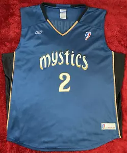 Vintage Reebok Gr. XL Washington Mystics #2 Sparky Blue WNBA Basketball Trikot - Bild 1 von 11