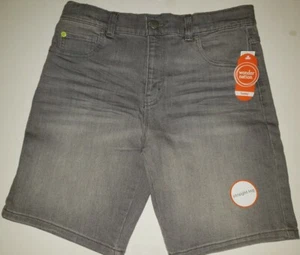 Wonder Nation Stretch Adjustable Waist Shorts Kid Tough Denim Gray Size 10H BNWT - Picture 1 of 7