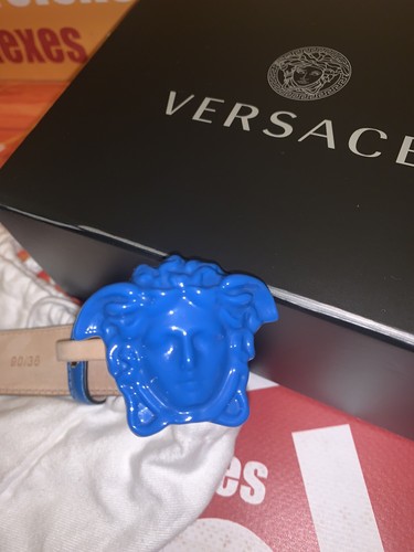 VERSACE CINTURA IN PELLE LA MEDUSA