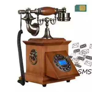 Telefono cordless GSM scheda SIM fissa wireless telefono fisso antico fisso - Foto 1 di 23